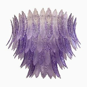 Mid-Century Violet Murano Glass Chandelier, 1980-UH-1259381