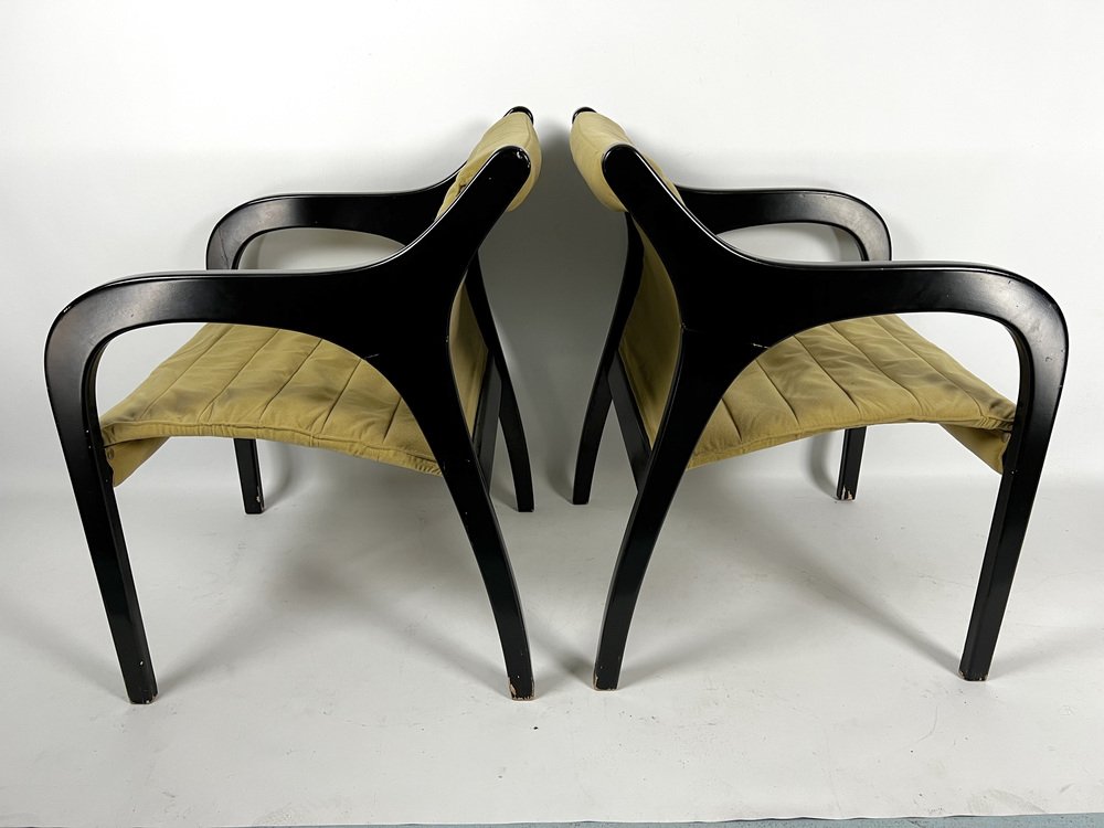 Mid-Century Vivalda Lounge Chairs by Claudio Salocchi for Sormani, 1960s, Set of 2