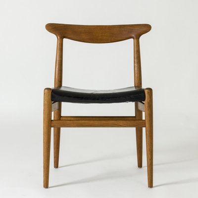 Mid-Century W2 Dining Chairs by Hans J. Wegner, 1960s, Set of 6-NL-1407732