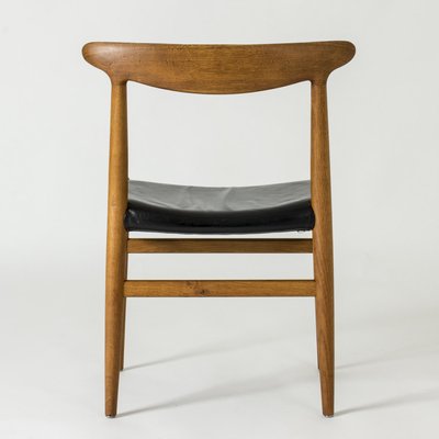 Mid-Century W2 Dining Chairs by Hans J. Wegner, 1960s, Set of 6-NL-1407732