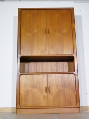 Mid-Century Wall Cabinet in Teak from Dyrlund, 1960s-LVS-1766027