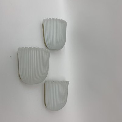 Mid-Century Wall Lamp from Glashutte Limburg, 1970s, Set of 3-BGP-1325246