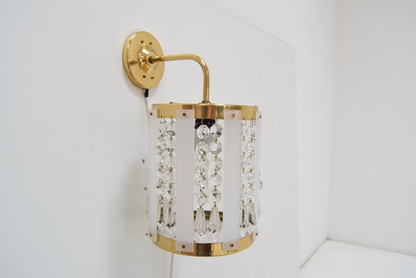 Mid-Century Wall Lamp from Jablonecká Sklárny Novy Bydzov, 1970s-TZ-938740