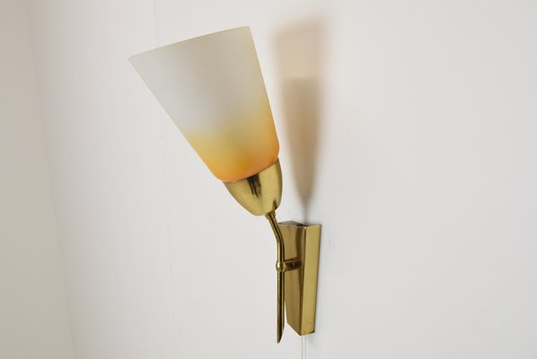 Mid-Century Wall Lamp from Kamenicky Senov, 1960s-TZ-1098773