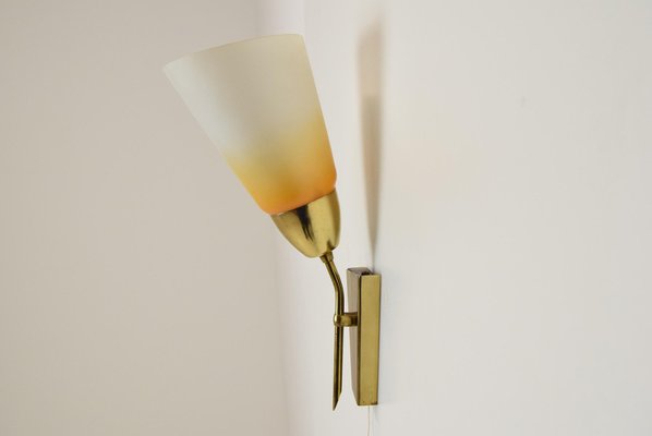 Mid-Century Wall Lamp from Kamenicky Senov, 1960s-TZ-1098773