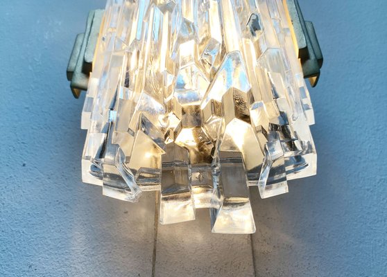 Mid-Century Wall Lamp in Ice Glass from Orrefors-UAH-1264257