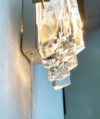 Mid-Century Wall Lamp in Ice Glass from Orrefors-UAH-1264257