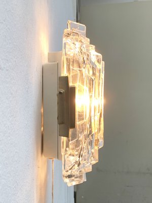 Mid-Century Wall Lamp in Ice Glass from Orrefors-UAH-1264257