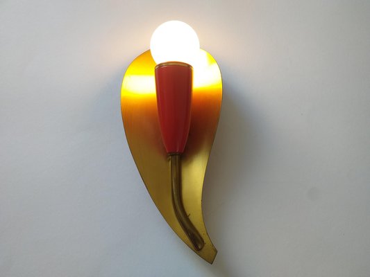 Mid-Century Wall Lamp in Stilnovo Style, Germany, 1960s-TZ-1048917