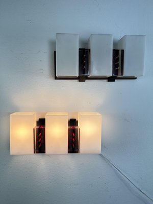 Mid-Century Wall Lamps in the style of Angelo Brotto for Esperia, 1960s, Set of 2-YST-2035963