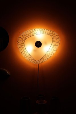 Mid-Century Wall Light with Glass Plate from Designfornication, 1956-BAF-763446