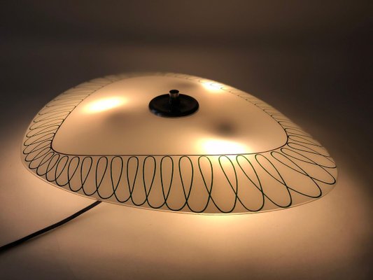 Mid-Century Wall Light with Glass Plate from Designfornication, 1956-BAF-763446