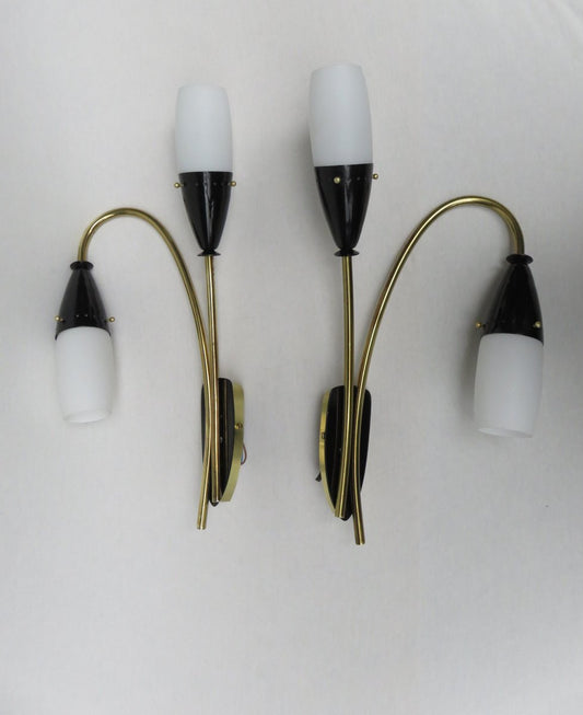 Mid-Century Wall Lights from LBL, Set of 2