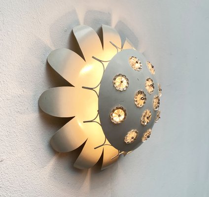 Mid-Century Wall or Ceiling Lamp with Flower Design-UAH-1245299