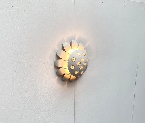 Mid-Century Wall or Ceiling Lamp with Flower Design-UAH-1245299