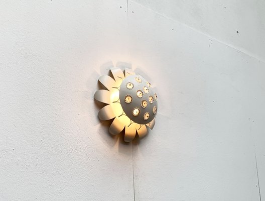 Mid-Century Wall or Ceiling Lamp with Flower Design-UAH-1245299