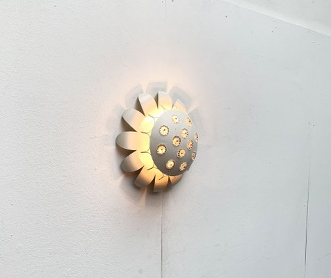 Mid-Century Wall or Ceiling Lamp with Flower Design-UAH-1245299