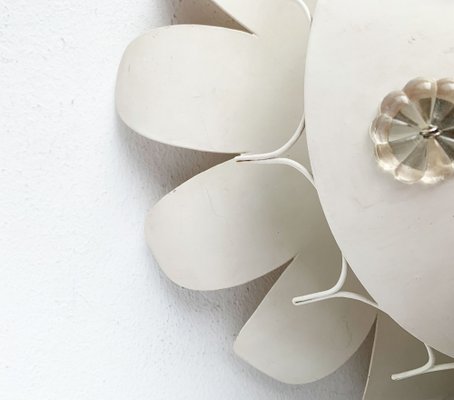 Mid-Century Wall or Ceiling Lamp with Flower Design-UAH-1245299