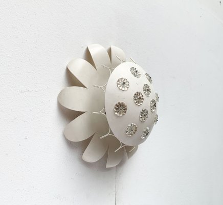 Mid-Century Wall or Ceiling Lamp with Flower Design-UAH-1245299