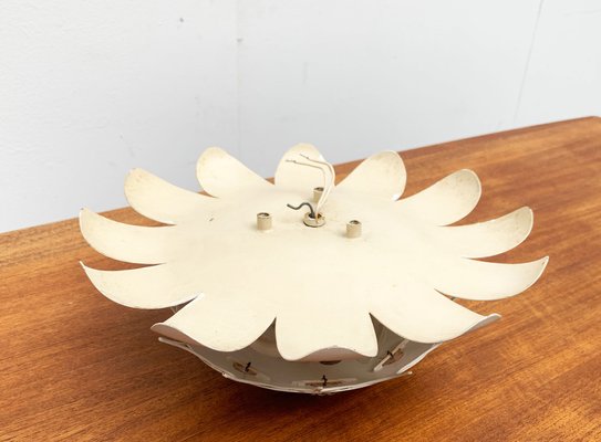 Mid-Century Wall or Ceiling Lamp with Flower Design-UAH-1245299