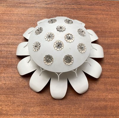 Mid-Century Wall or Ceiling Lamp with Flower Design-UAH-1245299