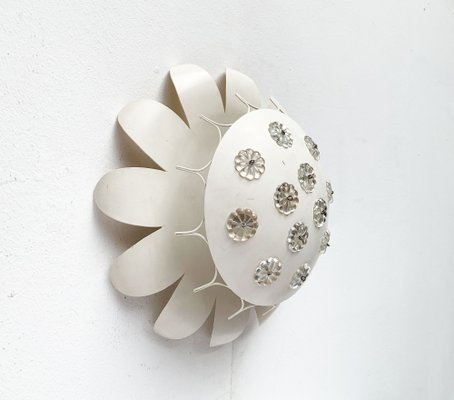 Mid-Century Wall or Ceiling Lamp with Flower Design-UAH-1245299