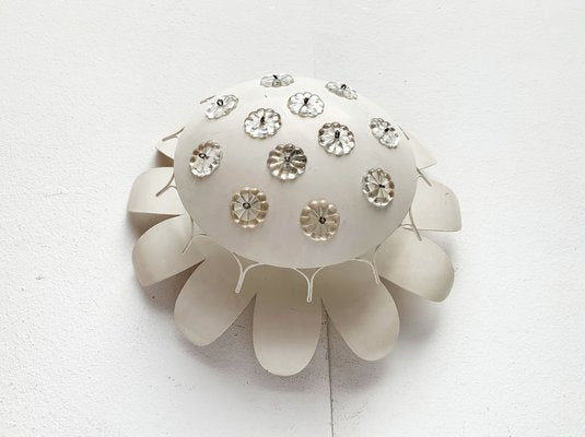 Mid-Century Wall or Ceiling Lamp with Flower Design-UAH-1245299