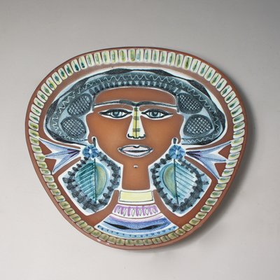 Mid-Century Wall Plate by Jane Wåhlstedt/Nils Larsson for Jani, Sweden-SGX-860715