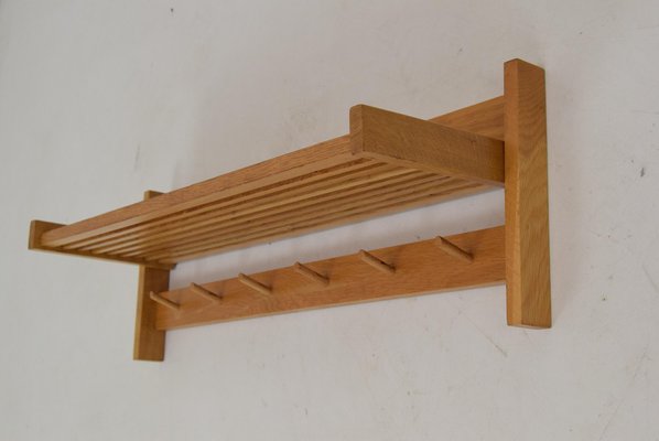 Mid-Century Wall Shelf and Hook, 1970s-TZ-1436889