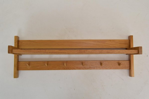 Mid-Century Wall Shelf and Hook, 1970s-TZ-1436889