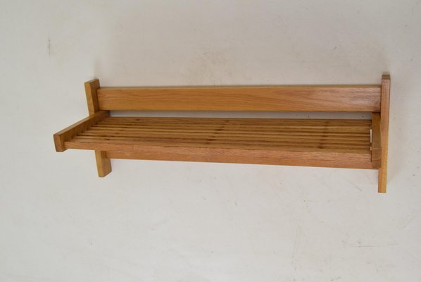 Mid-Century Wall Shelf and Hook, 1970s-TZ-1436889