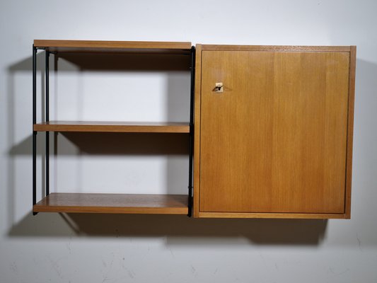 Mid-Century Wall Shelf by Ernst Dieter Hilker for Omnia, 1960s, Set of 7-LVS-1724970