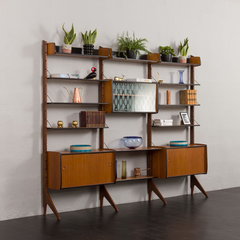 Mid-Century Wall Unit Ergo by John Texmon, Norway, 1960s