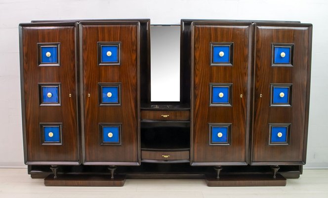 Mid-Century Walnut Bar Unit by Guglielmo Ulrich for Arredamenti Casa, 1940s-FER-623828