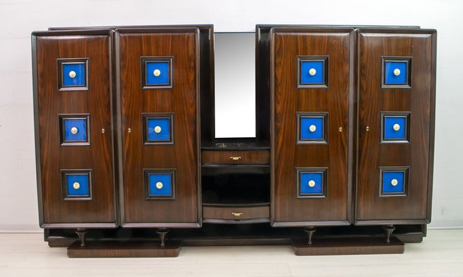 Mid-Century Walnut Bar Unit by Guglielmo Ulrich for Arredamenti Casa, 1940s-FER-623828