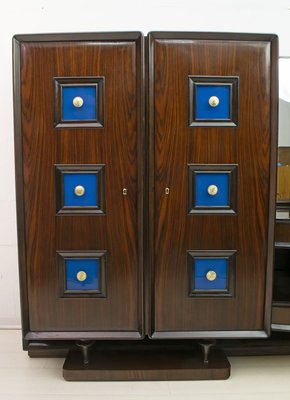 Mid-Century Walnut Bar Unit by Guglielmo Ulrich for Arredamenti Casa, 1940s-FER-623828