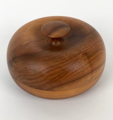 Mid-Century Walnut Bowl, 1960s-BAF-970833