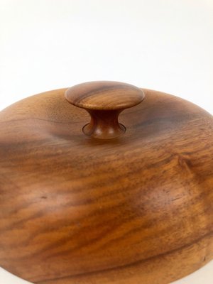 Mid-Century Walnut Bowl, 1960s-BAF-970833