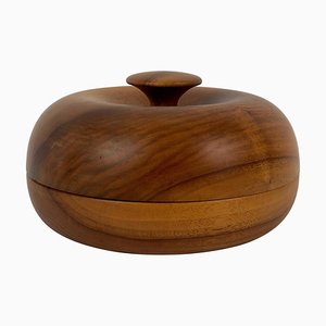 Mid-Century Walnut Bowl, 1960s-BAF-970833