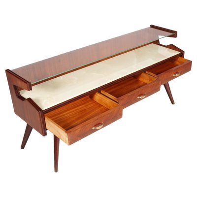 Mid-Century Walnut Console Table from La Permanente Mobili Cantù, 1954-NJV-847077