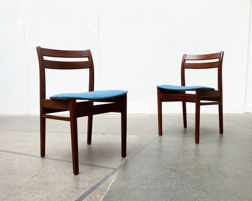 Mid-Century Walnut Dining Chairs, 1960s, Set of 6-UAH-1330930