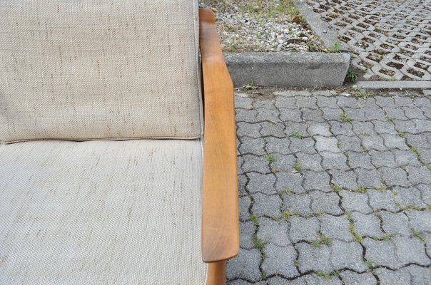 Mid-Century Walnut Easy Chair from Knoll Antimott-UF-1356790