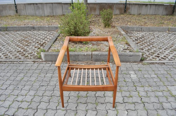 Mid-Century Walnut Easy Chair from Knoll Antimott-UF-1356790