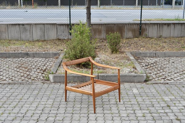 Mid-Century Walnut Easy Chair from Knoll Antimott-UF-1356790