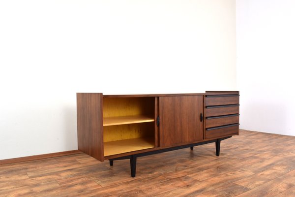 Mid-Century Walnut Sideboard by R. Hałas, 1960s.-LOT-2024367