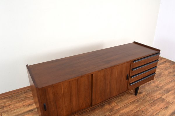 Mid-Century Walnut Sideboard by R. Hałas, 1960s.-LOT-2024367