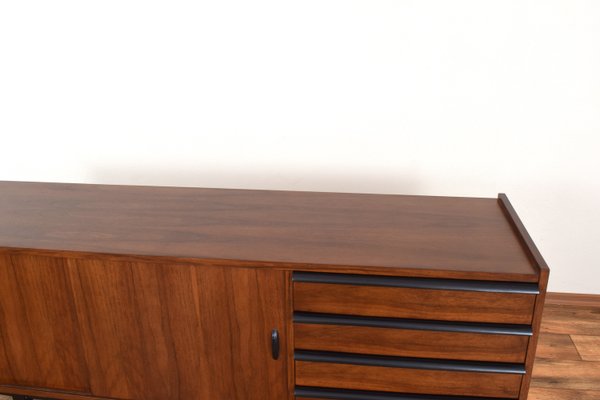 Mid-Century Walnut Sideboard by R. Hałas, 1960s.-LOT-2024367