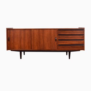 Mid-Century Walnut Sideboard by R. Hałas, 1960s.-LOT-2024367