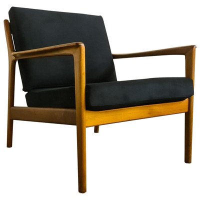 Mid-Century Walnut USA 75 Easy Chair by Folke Ohlsson for Dux, Sweden-UYK-806770