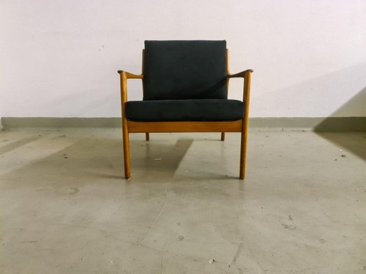 Mid-Century Walnut USA 75 Easy Chair by Folke Ohlsson for Dux, Sweden-UYK-806770